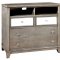 Bryant 42" TV Console CM7288SV-TV in Silver