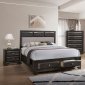 F9397Q 5Pc Bedroom Set in Charcoal by Poundex w/Options