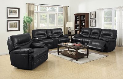 Ballantyne Sofa & Loveseat Set in Top-Grain Leather w/Options