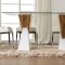 Binjai Dining Table FOA3747T in White & Natural Tone w/Options