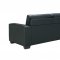 U801 Sofa & Loveseat Set in Black PVC by Global w/Options