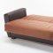 Power Rainbow Brown Sofa Bed & Loveseat Set in Fabric Istikbal