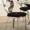 Hagelin Dining Table 72325 in Black & Chrome by Acme w/Options