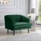 Rory Sofa 689 in Green Velvet Fabric by Meridian w/Options