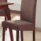 Cherry Finish Sleek Contemporary 5Pc Dinette Set