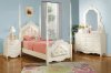 Pearl Kids Bedroom 11000 in Pearl White by Acme