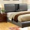 CM7027GY Webster Bedroom w/Gray Padded Platform Bed & Options