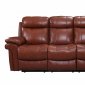 Joplin Sofa & Loveseat Set in Saddle by Leather Italia w/Options