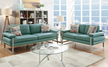 F6558 Sofa & Loveseat Set in Laguna Fabric by Boss [PXS-F6558 Laguna]