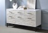 Uma Console Table 97473 in White & Weathered Wood by Acme