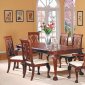 Cherry Finish Formal Dining Table w/Optional Chairs