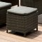 Nashira Outdoor Patio Sofa 6Pc Set CM-OT2552 in Gray Fabric