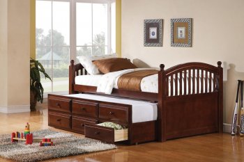 Norwood 400381T Daybed by Coaster in Cappuccino w/Trundle [CRKB-400381T Norwood]