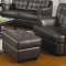 Rich Chocolate Bonded Leather Match Modern Sofa & Loveseat Set