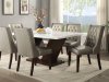 Forbes Dining Table 72120 in Walnut by Acme w/ Options