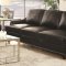 Layton 504841 Sofa in Black Bonded Leather Match by Coaster