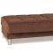 Smart Fit Sofa Bed in Brown Fabric by Casamode