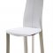 Lola Dining Table in White & Black w/Options by Whiteline