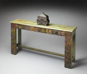 1195290 Console Table Hand Carved & Painted [BRCT-1195290]