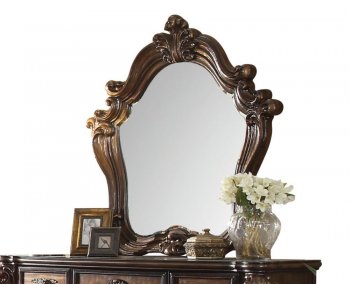 Versailles Mirror 21104 in Cherry Oak by Acme [AMMR-21104 Versailles]