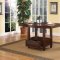 Warm Cherry Finish 5Pc Classic Counter Dining Set w/Options