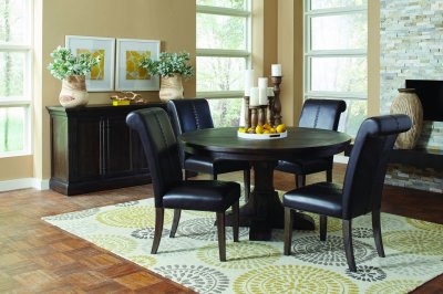 Weber 107280 Dining Table in Smokey Black - Coaster w/Options