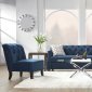 16150 Sofa in Bing Indigo Fabric by Serta Hughes w/Options