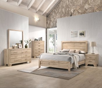 Miquell Bedroom Set 5Pc 28040 Rustic Natural by Acme w/Options [AMBS-28040 Miquell]