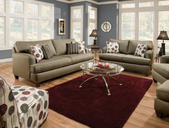 SM5066 Arman Sofa in Pewter Gray Fabric w/Options [FAS-SM5066 Arman]