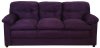 6300 Lisa Sofa & Loveseat Set in Bulldozer Eggplant by Chelsea