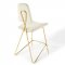 Ponder Bar Stool Set of 2 in Ivory Velvet by Modway