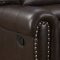 U98782 Motion Sofa in Brown PU by Global w/Options