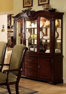 CM3561HB Majesta II Buffet w/Hutch in Dark Cherry