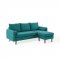 Revive Sectional Sofa in Teal Fabric by Modway