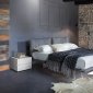 Flexa Platform Bed in Anthracite Tone by Rossetto w/Options