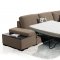 1015 Risto Sectional Sofa in Taupe Fabric by VIG