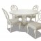 Jasper County Dining Table 790-030 White by Klaussner w/Options