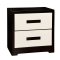 Rutger CM7298 Bedroom in White & Black w/Optional Items