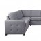 Nardo Sleeper Sectional Sofa 55545 in Gray Fabric by Acme