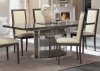 Platinum Fixed Dining Table in Silver Birch by ESF