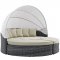 Summon Outdoor Patio Daybed EEI-1997 by Modway w/ Canopy