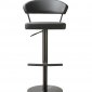 C218A-930 Barstool Set of 2 in Charcoal Eco Leather by J&M