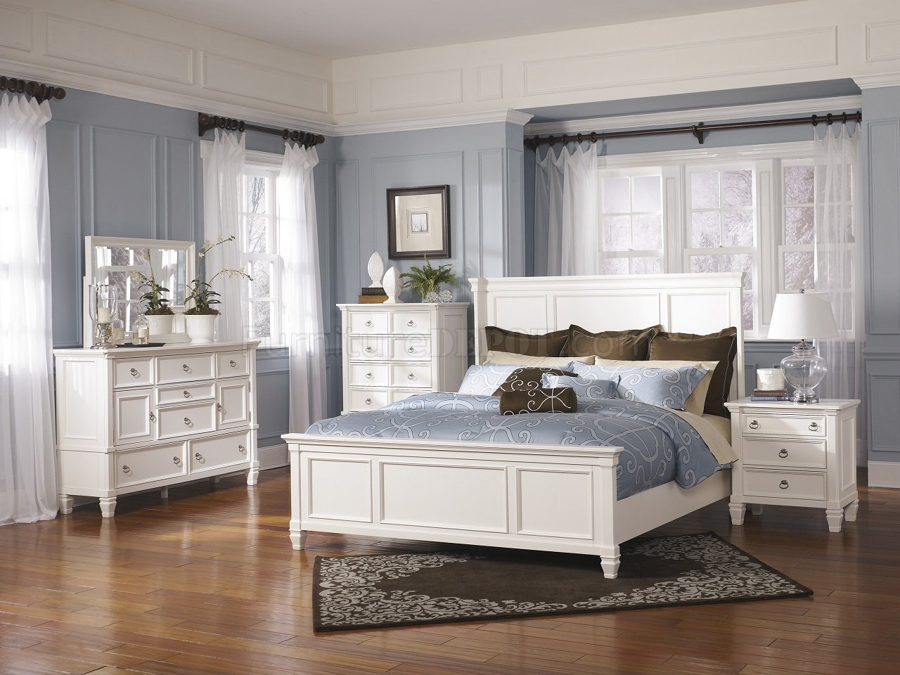ashley white furniture bedroom set with storage