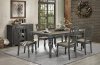 Hyacinth 7Pc Dining Set 5585-78 in Gray & Dark Oak - Homelegance