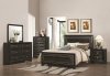 Delano 203811 Bedroom in Rubbed Black by Coaster w/Options