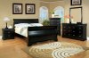 CM7815BK Laurelle Bedroom in Black w/Optional Casegoods