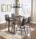 182621 5Pc Bar Set in Rustic Brown & Gunmetal by Coaster