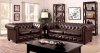 Stanford Sofa CM6269BR in Brown Leatherette w/Options