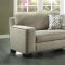 Gowan Sofa 8477NF in Beige Chenille by Homelegance w/Options