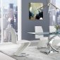 D1813DT Dining Table by Global w/Optional D9002DC White Chairs